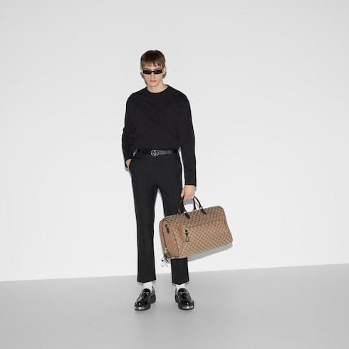 Sac de voyage en toile GG moyen format 