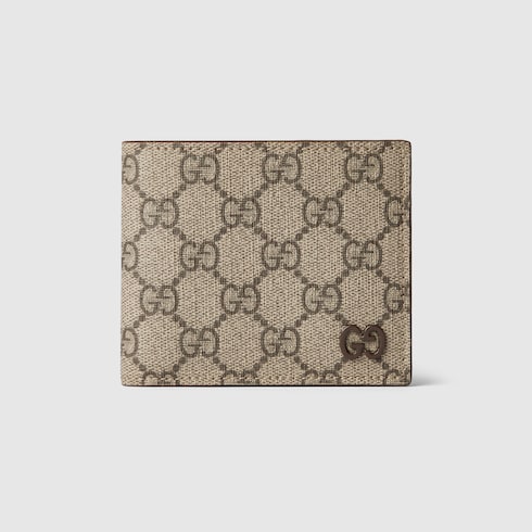 Brown interior GG bi-fold wallet 