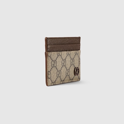 Gucci card holder beige sale