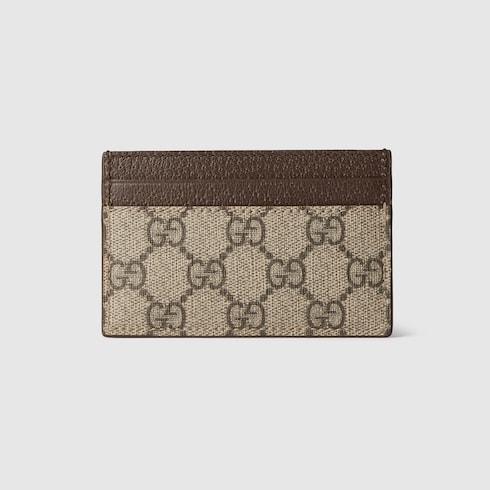 Brown trim GG card case