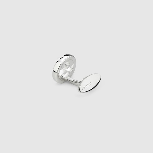 Gemelli Gucci Interlocking in argento 