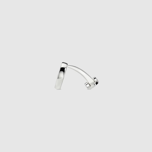 Gemelli Gucci Interlocking in argento 