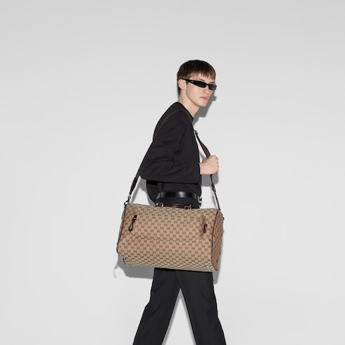 Sac de voyage en toile GG moyen format 