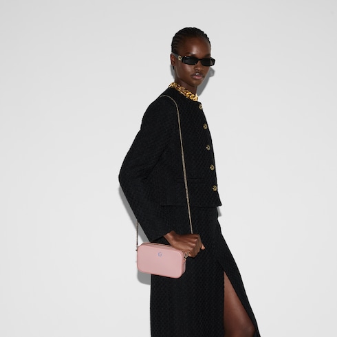 GG Marmont super mini bag in pastel pink leather | GUCCI® US