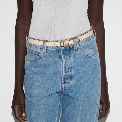 GG Marmont reversible thin belt Detail 4