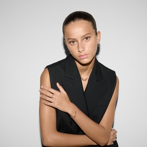 Anello Gucci Horsebit oro 18k con diamanti