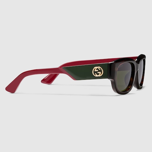 Gucci red and blue sunglasses on sale