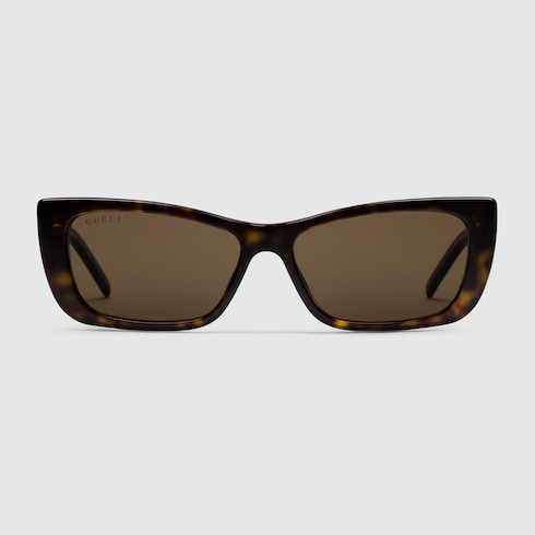 GUCCI TORTOISE SHELL store CAT EYE WOMENS SUNGLASSES WITH GOLD GUCCI ON BANDS AND GUCC