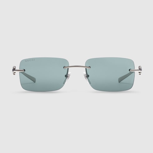 Rectangular frame sunglasses