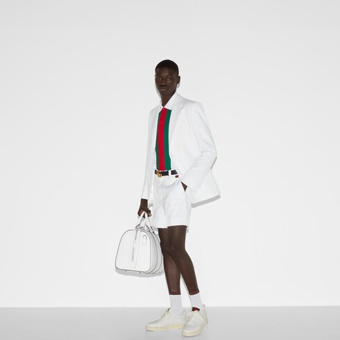 Шорты с жаккардовым орнаментом GG и Web