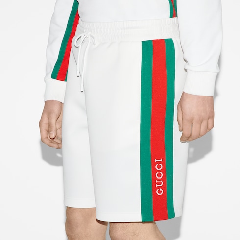 Shorts in neoprene con nastro Web