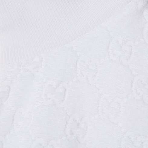 GG terry cloth zip jacket with Web Detail 8