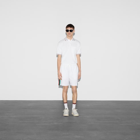 GG terry cloth short with Web