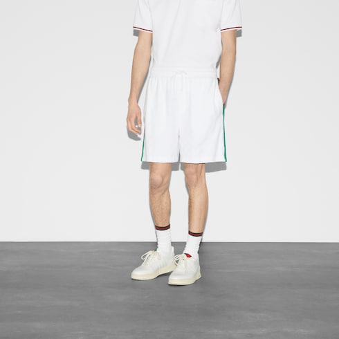 GG terry cloth short with Web