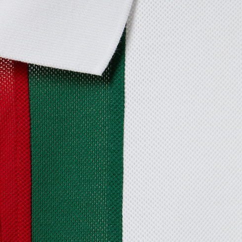 Cotton polo shirt with Web