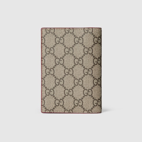 Gucci Rosso Ancora red interior passport case