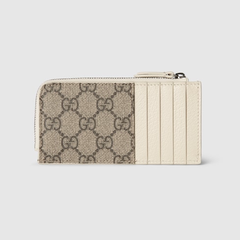 GG zip card case with GG detail