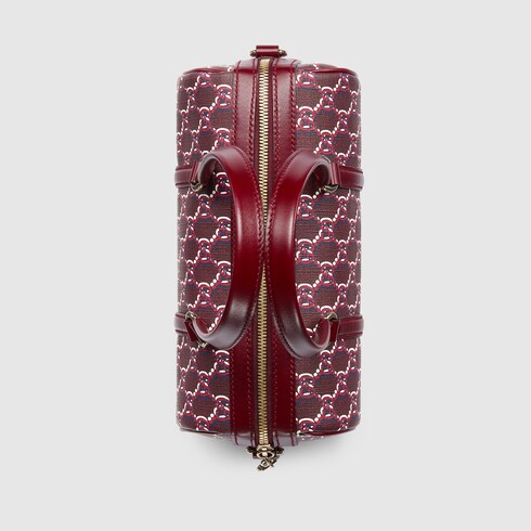 Small shoulder bag with GG Shadow in Rosso Ancora canvas | GUCCI® US