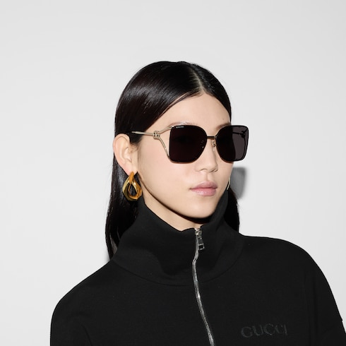 Square frame sunglasses