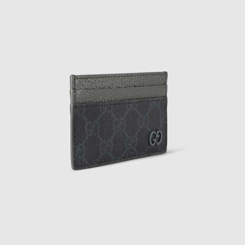Grey trim GG card case