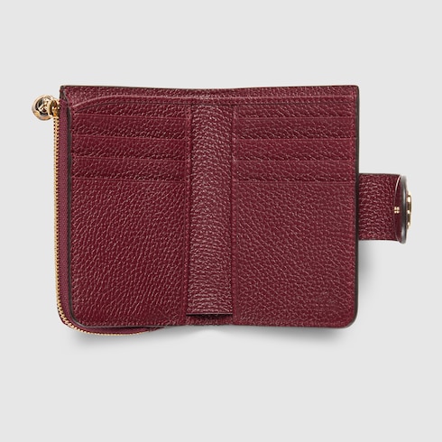 Cartera con bambú y Doble G tamaño mediano