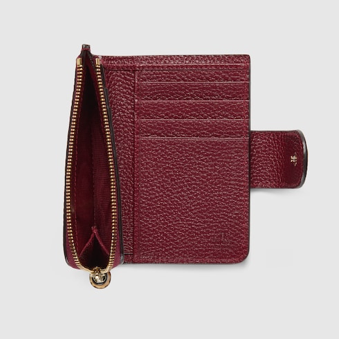 Cartera con bambú y Doble G tamaño mediano