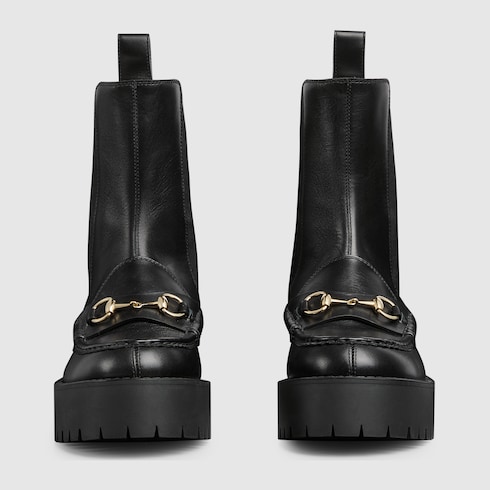 Women s Horsebit boot with lug sole
