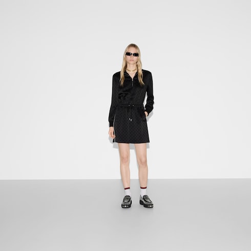 GUCCI GGジャガード アイボリー タイトスカート
