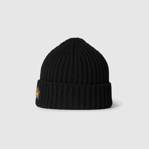 Cappello in lana cashmere con Doppia G
