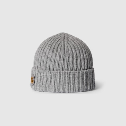 Cappello in lana cashmere con Doppia G