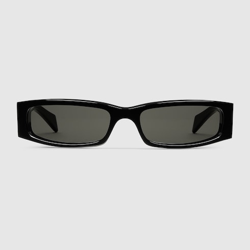 Rectangular frame sunglasses