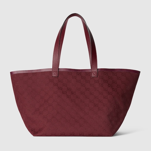 MittelgroBer Gucci Totissima Shopper in GG Canvas in Rosso Ancora GUCCI DE