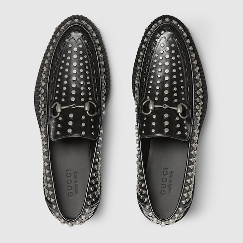 Mocassino gucci nero discount