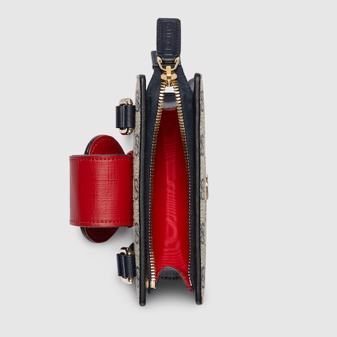 Borsa a mano bambino in tessuto GG con cuore
