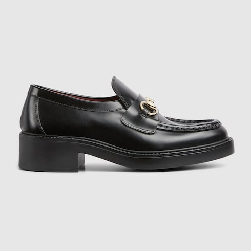グランドセイコー セール Women's loafer with Horsebit in black leather | GUCCI® US 靴