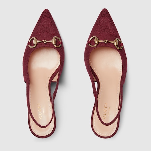 GUCCI 'Morsetto' slingback レディース パンプス Women - Shoes for Women - Pumps for Women - Slingbacks for