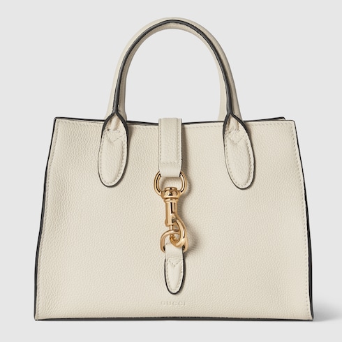 Small tote bag with hook closure