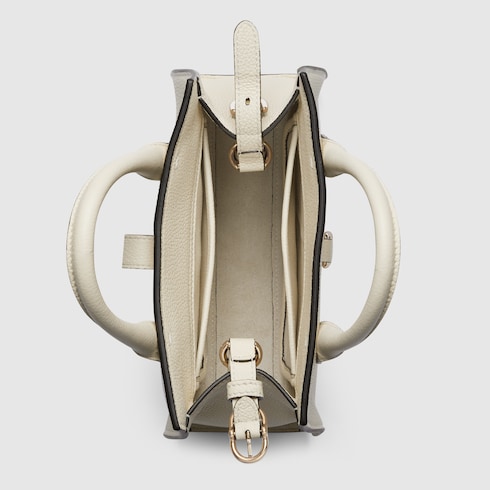 Small tote bag with hook closure