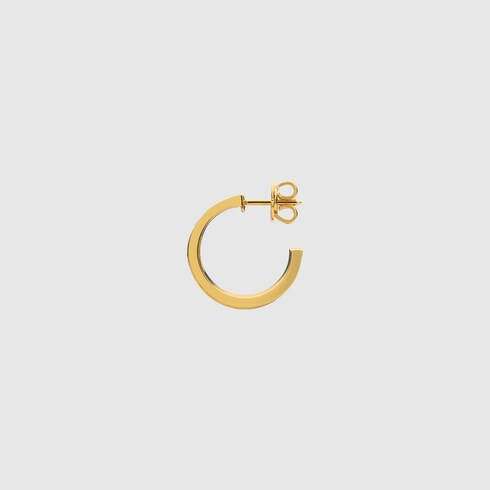Gucci Blondie enamel hoop earrings