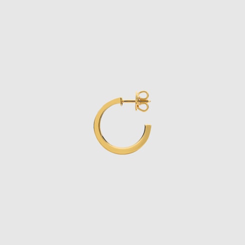 Gucci Blondie enamel hoop earrings