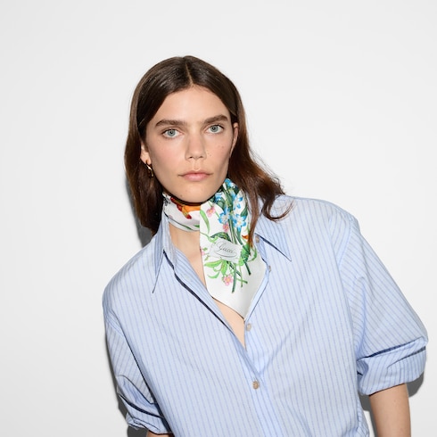 Cinta de seda estampada