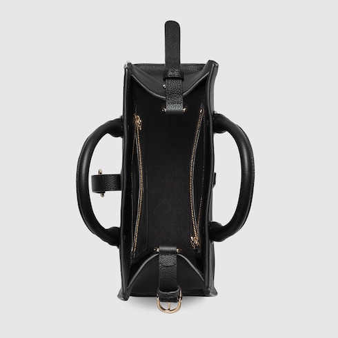 Medium tote bag with hook closure