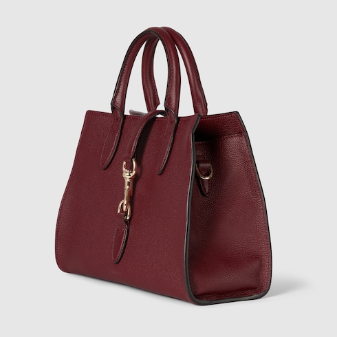 Medium tote bag with hook closure