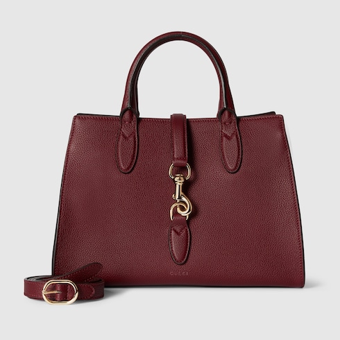 Medium tote bag with hook closure