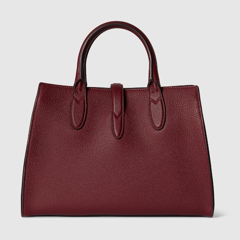 Medium tote bag with hook closure