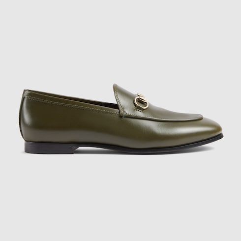 Green gucci loafers on sale