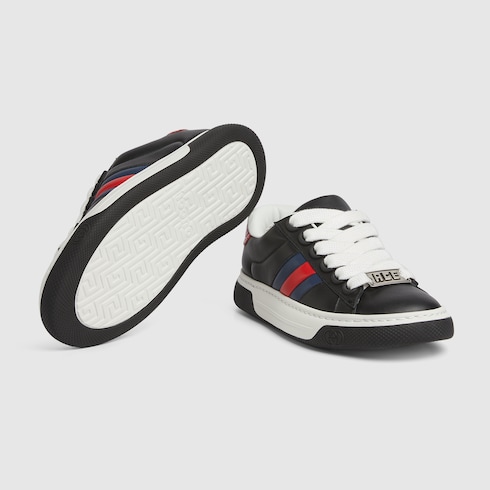 Women's Gucci Ace trainer with Web Detail 6