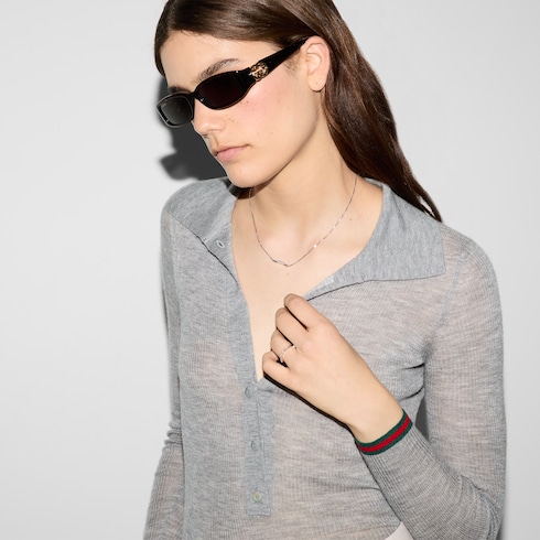 Gucci Link to Love necklace with diamonds