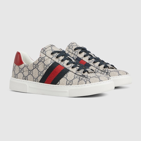 Women's Gucci Ace trainer with Web Detail 2