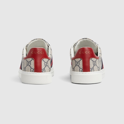 Women's Gucci Ace trainer with Web Detail 4